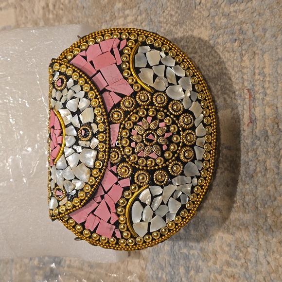 NWT Ramla handmade tile bag purse, Beverly Hills, $235 Metal bags multicolored - Picture 6 of 12